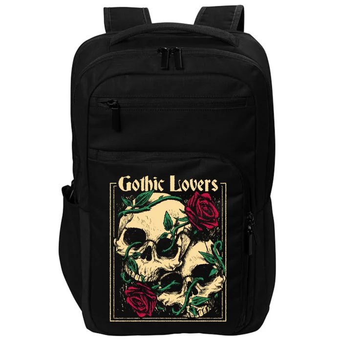 Gothic Lovers Skull And Rose Impact Tech Backpack