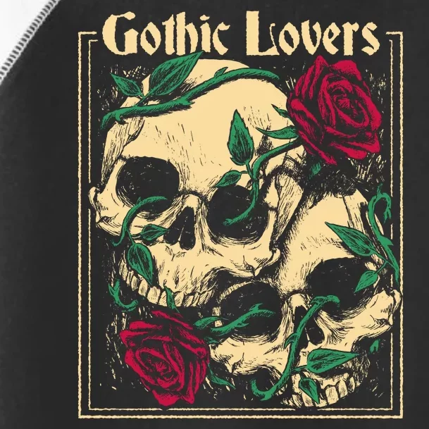 Gothic Lovers Skull And Rose Toddler Fine Jersey T-Shirt