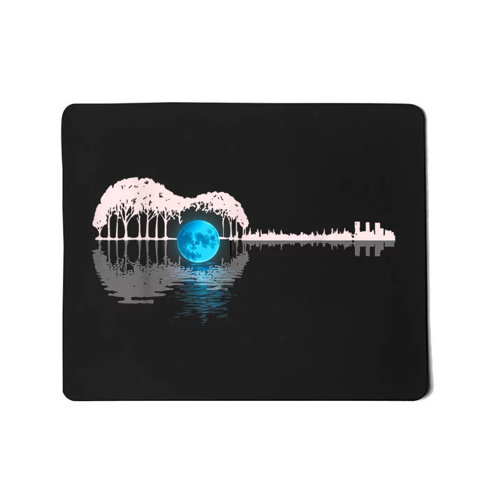 Guitar Lake Shadow Love Guitar Musician Mousepad