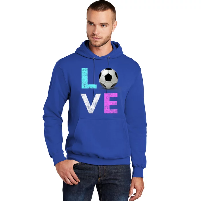 Girls Love Soccer Best Fun Birthday Gift Hoodie