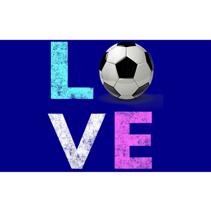 Girls Love Soccer Best Fun Birthday Gift Bumper Sticker