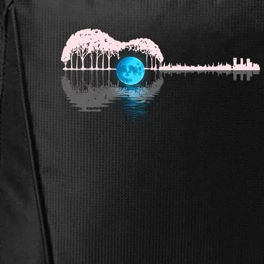 Guitar Lake Shadow Love Guitar Musician City Backpack