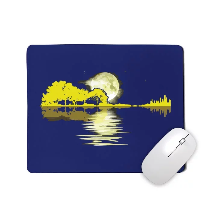 Guitar Lake Shadow Love Guitar Musician Mousepad