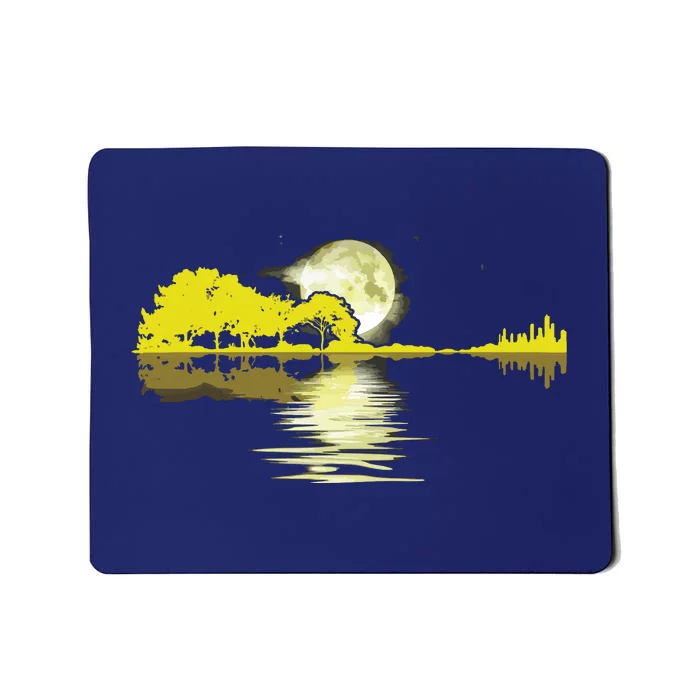 Guitar Lake Shadow Love Guitar Musician Mousepad