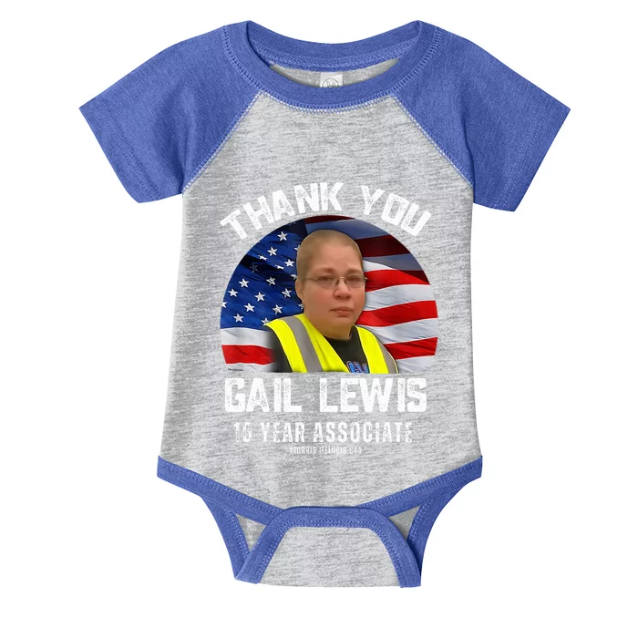 Gail Lewis Thank you Gail Lewis Infant Baby Jersey Bodysuit