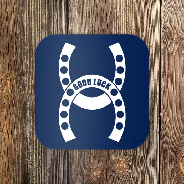 Good Luck The Lucky Horseshoes Coaster