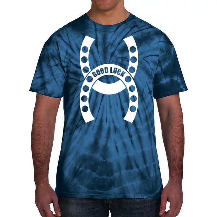 Good Luck The Lucky Horseshoes Tie-Dye T-Shirt