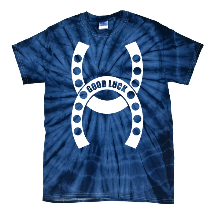 Good Luck The Lucky Horseshoes Tie-Dye T-Shirt