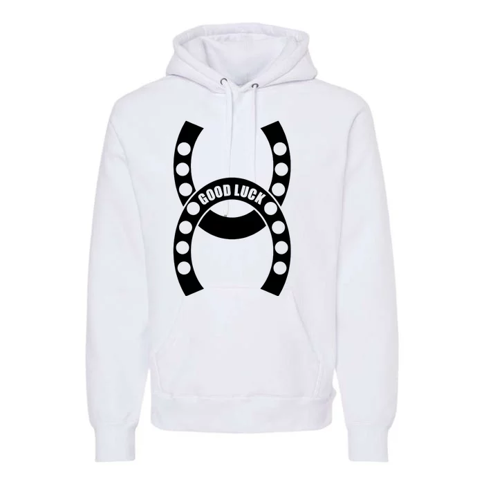 Good Luck The Lucky Horseshoes Premium Hoodie