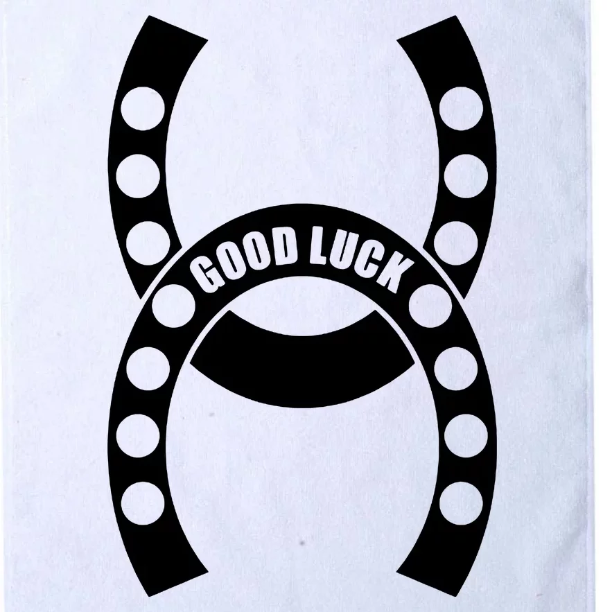 Good Luck The Lucky Horseshoes Platinum Collection Golf Towel