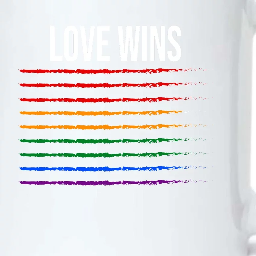 Gay LGBT T Black Color Changing Mug