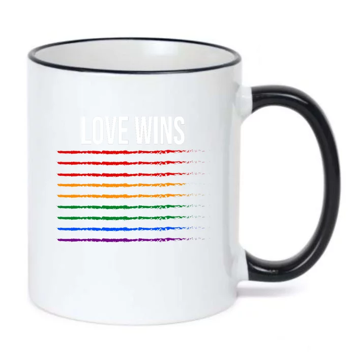 Gay LGBT T Black Color Changing Mug