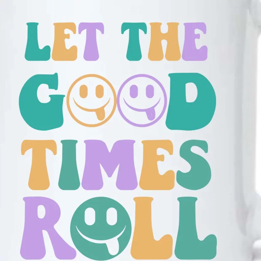 Groovy Let The Good Times Roll Mardi Gras Funny Gift Black Color Changing Mug