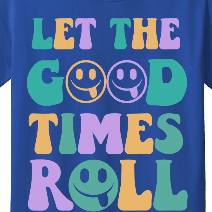 Groovy Let The Good Times Roll Mardi Gras Funny Gift Kids T-Shirt