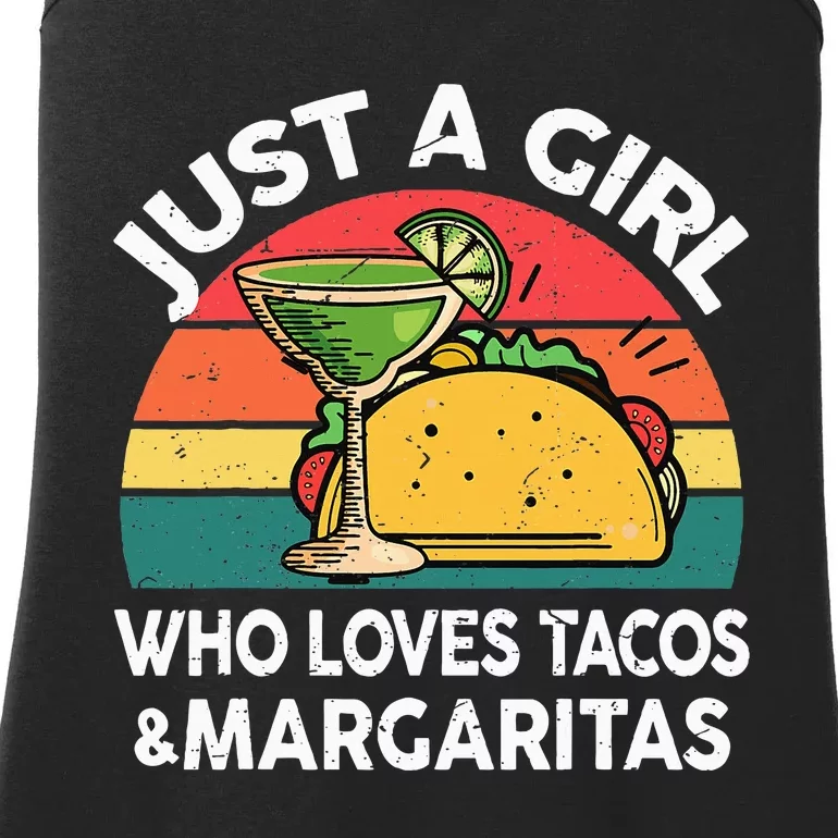 Girl Love Tacos Margarita Cinco De Mayo Mexican Women Ladies Essential Tank