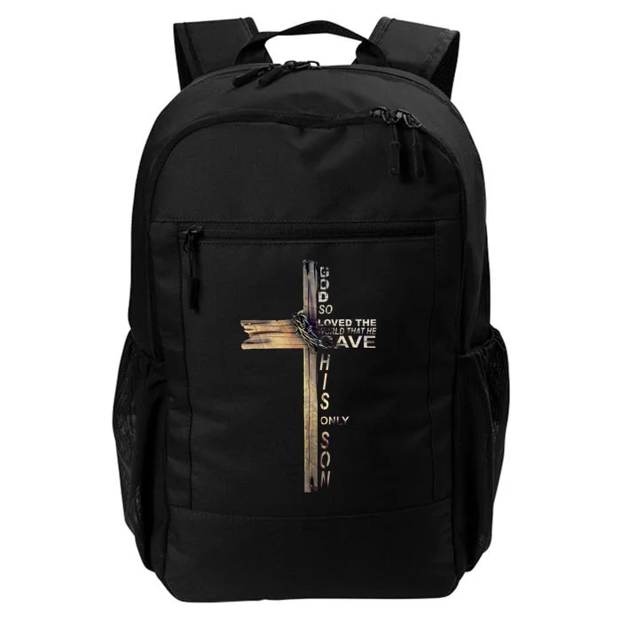 God Loved The World That He Gave His Only Son Daily Commute Backpack