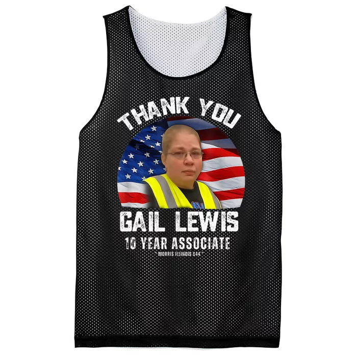 gail lewis thank you gail lewis Mesh Reversible Basketball Jersey Tank