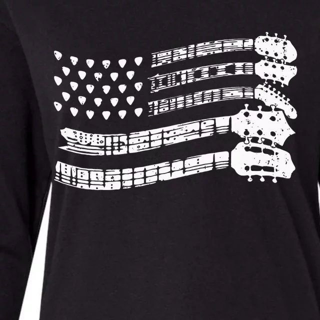 Guitar Lover T Rock Music Guitar Player Womens Cotton Relaxed Long Sleeve T-Shirt