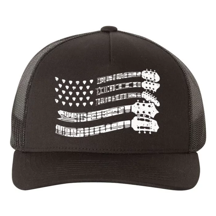 Guitar Lover T Rock Music Guitar Player Yupoong Adult 5-Panel Trucker Hat