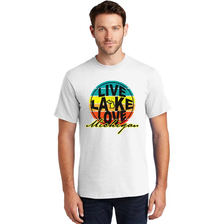 Great Lake Upper Peninsula Michigan Up North Tall T-Shirt