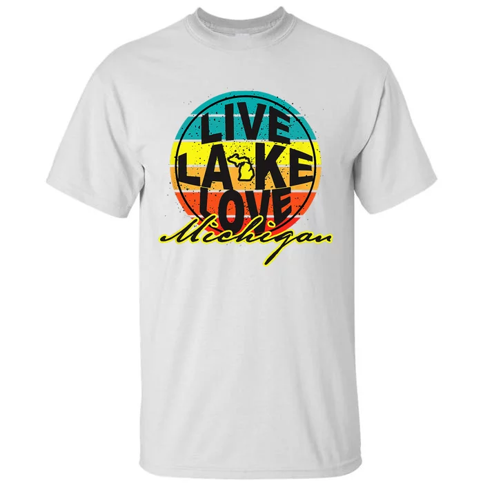 Great Lake Upper Peninsula Michigan Up North Tall T-Shirt