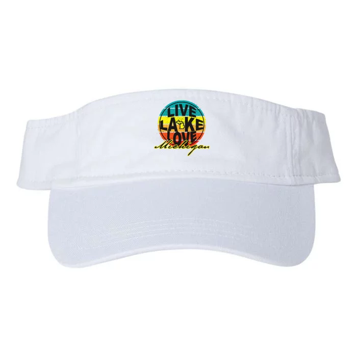 Great Lake Upper Peninsula Michigan Up North Valucap Bio-Washed Visor