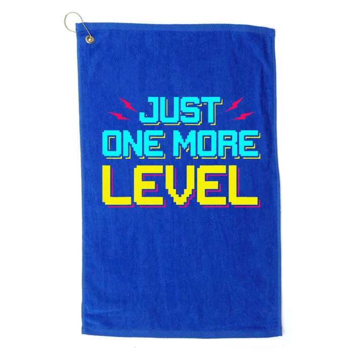 Gamer Level Up Video Gaming Birthday Easter Platinum Collection Golf Towel