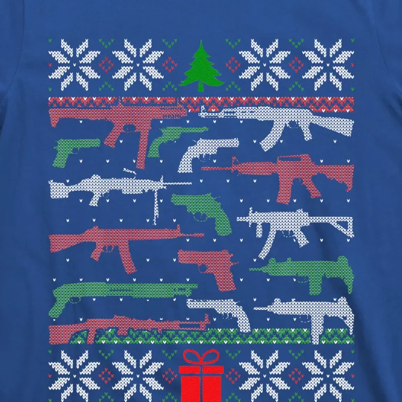 Gun Lovers Ugly Christmas 2nd Amendment Gun Enthusiast Xmas T-Shirt