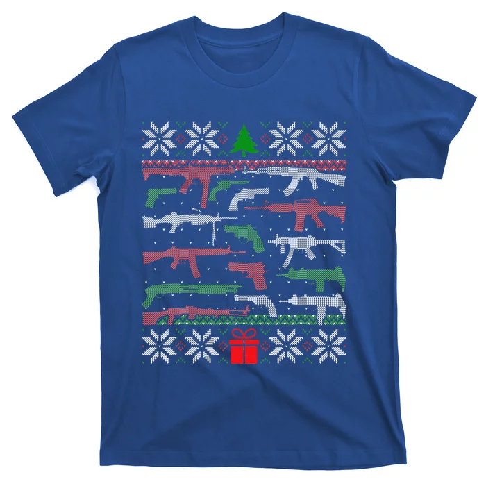 Gun Lovers Ugly Christmas 2nd Amendment Gun Enthusiast Xmas T-Shirt