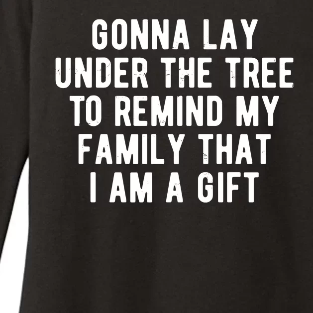 Gonna Lay Under The Tree To Remind My Family That I Am A Gift Womens CVC Long Sleeve Shirt