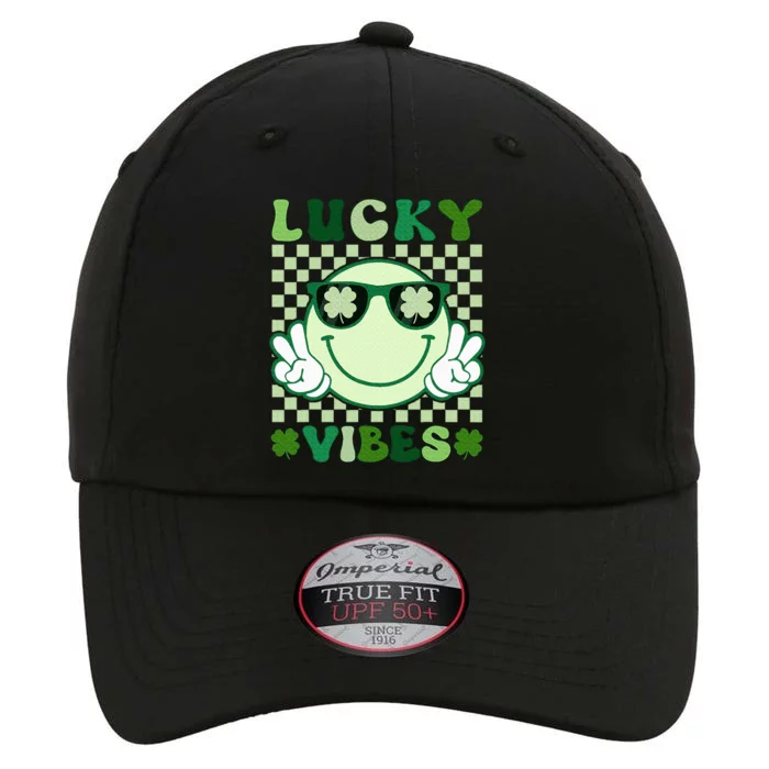 Groovy Lucky Vibes Shamrock St Patricks Day The Original Performance Cap