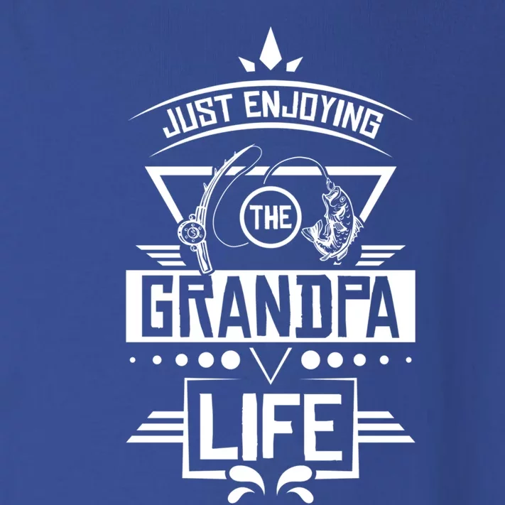 Grandpa Life With Funny Grandpa And Grandpa Fishing Cool Gift Toddler Long Sleeve Shirt