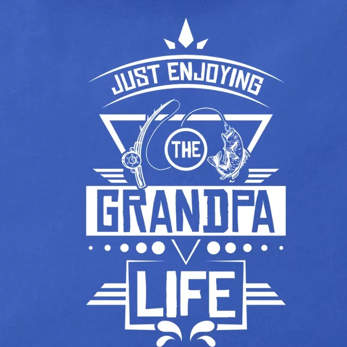 Grandpa Life With Funny Grandpa And Grandpa Fishing Cool Gift Zip Tote Bag