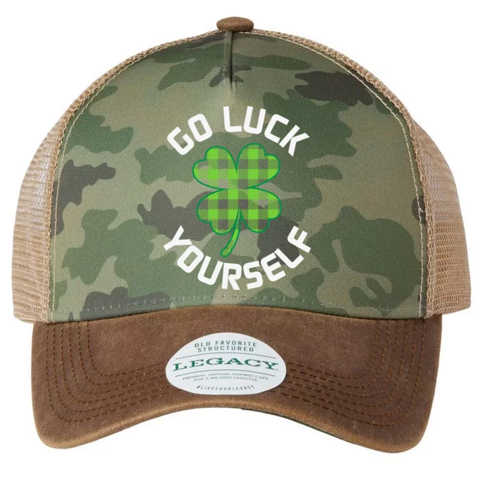 Go Luck Yourself St Patricks Day Legacy Tie Dye Trucker Hat