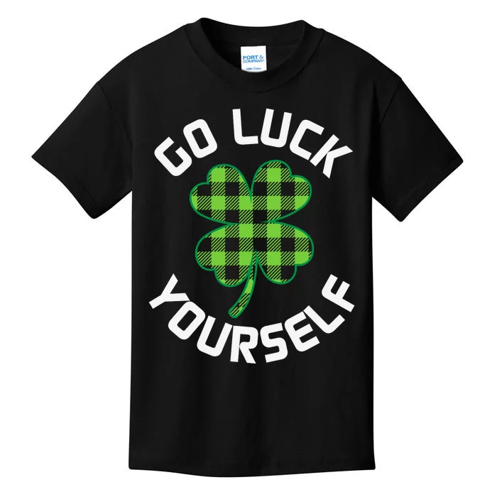 Go Luck Yourself St Patricks Day Kids T-Shirt