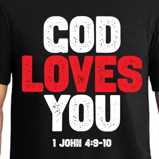 God Loves You Gift Pajama Set