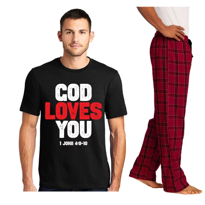 God Loves You Gift Pajama Set