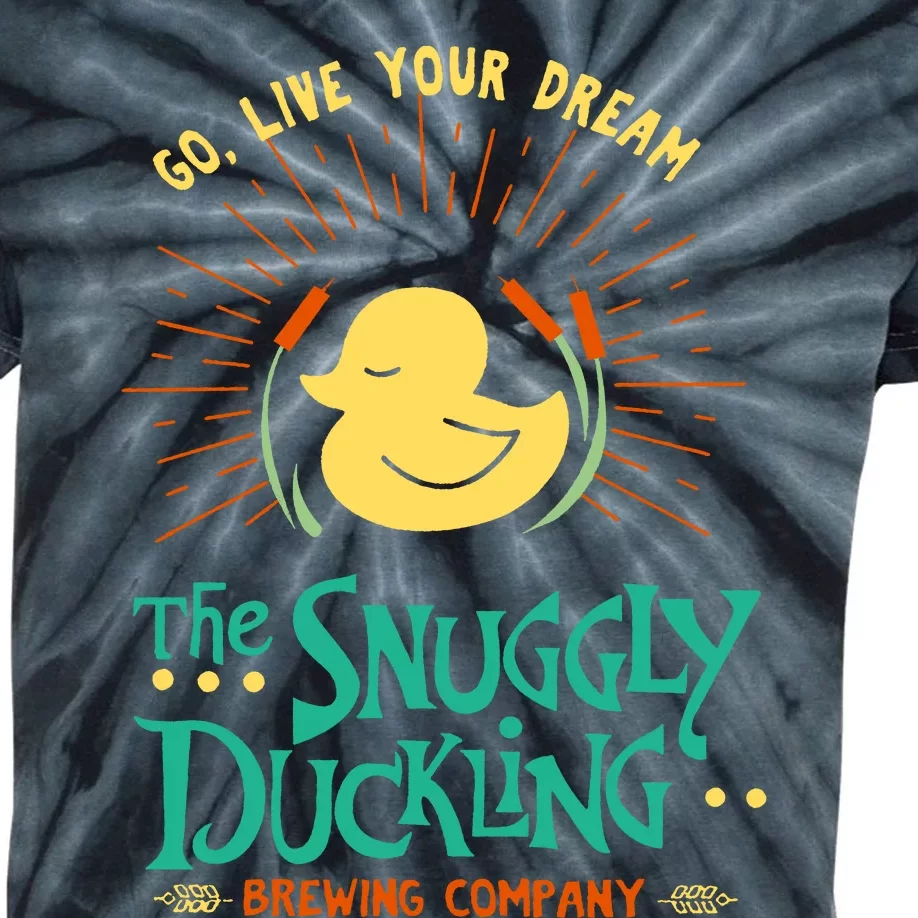 Go Live Your Dream The Snuggly Duckling Kids Tie-Dye T-Shirt