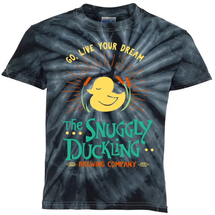 Go Live Your Dream The Snuggly Duckling Kids Tie-Dye T-Shirt