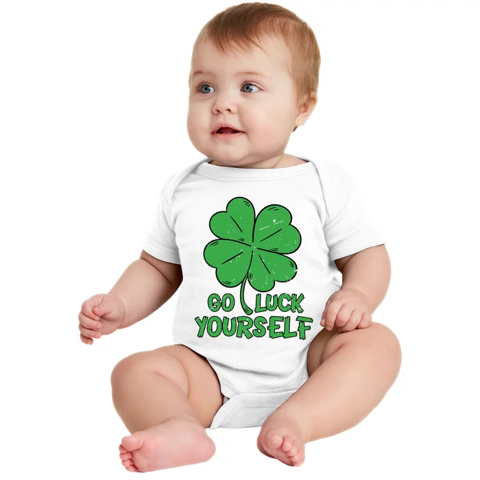 Go Luck Yourself Vintage St Patricks Day Baby Bodysuit