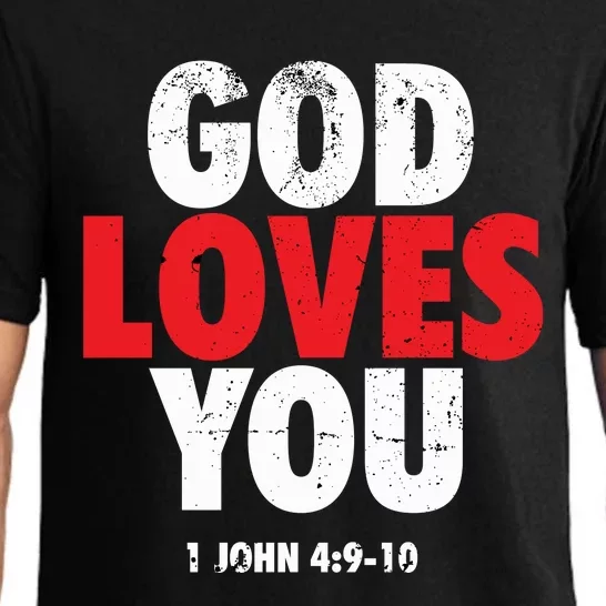 God Loves You Gift Pajama Set