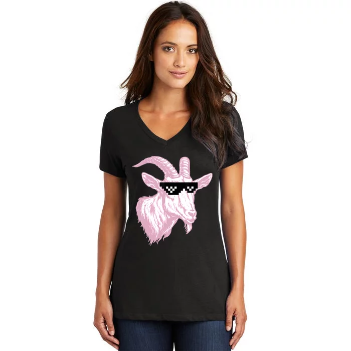 GOAT MIAMI 10 Women's V-Neck T-Shirt