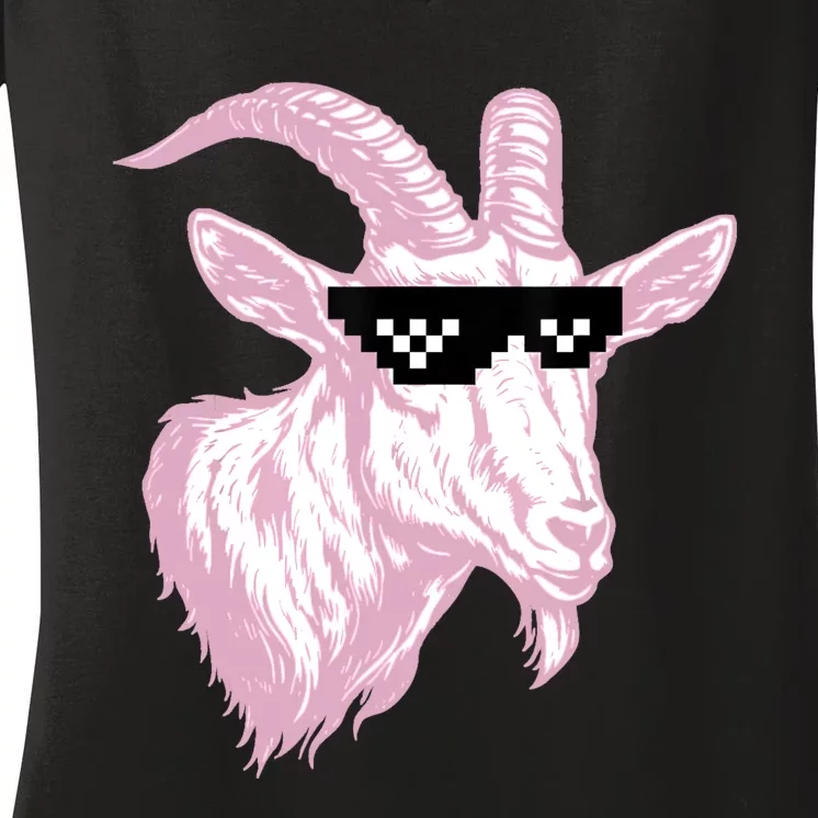 GOAT MIAMI 10 Women's V-Neck T-Shirt