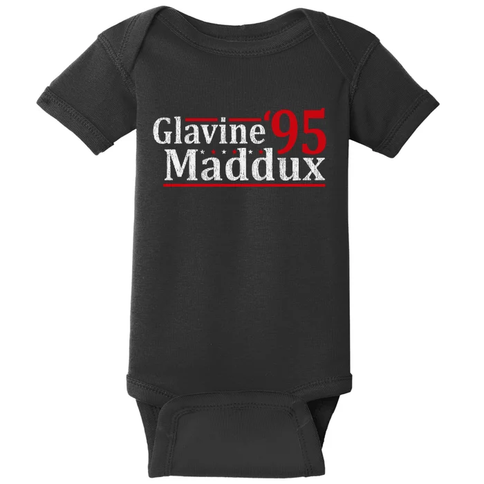 Glavine Maddux 1995 Atlanta Election Baby Bodysuit