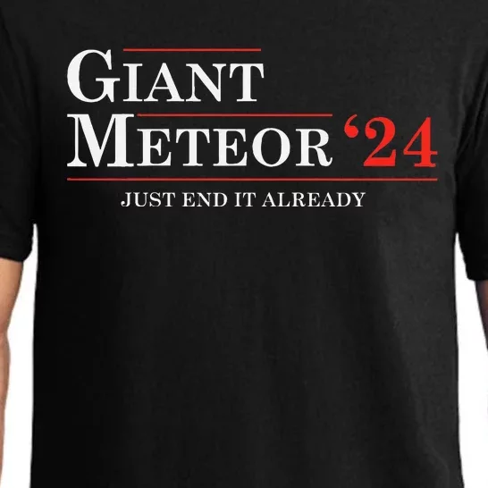 Giant Meteor 2024 Election 2024 Funny Pajama Set