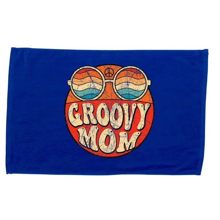 Groovy Mom 70s Aesthetic Nostalgia 1970S Microfiber Hand Towel