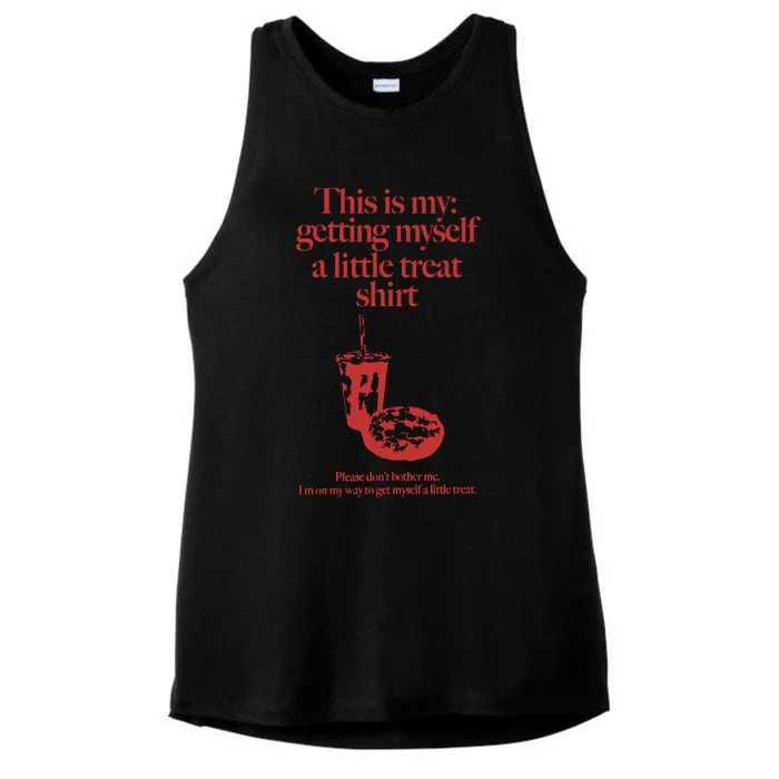 Getting Myself A Little Treat Ladies Tri-Blend Wicking Tank