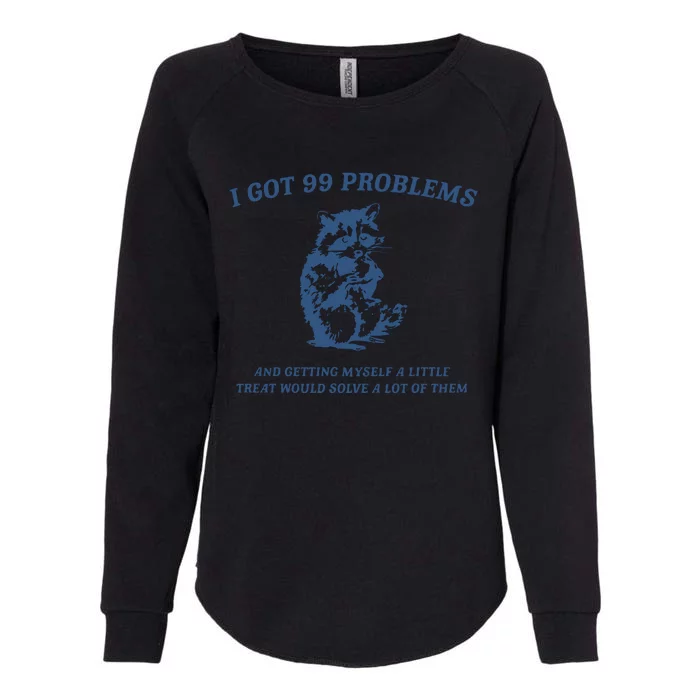 Getting Myself A Little Treat Silly Womens California Wash Sweatshirt