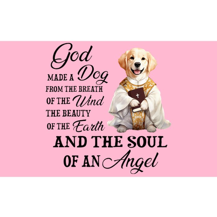 God made a dog from the breath of the wind Bumper Sticker