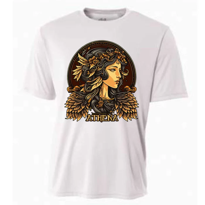 Greek Mythology Ancient Goddess Athena Olympian Deity Cooling Performance Crew T-Shirt